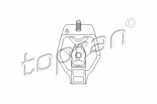 Topran 108 080 Gearbox mount left, right 108080