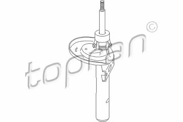 Topran 108 270 Front oil and gas suspension shock absorber 108270