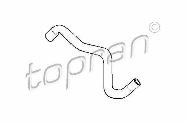 Car coolant pipe Audi 80: 108312 Topran Coolant hose