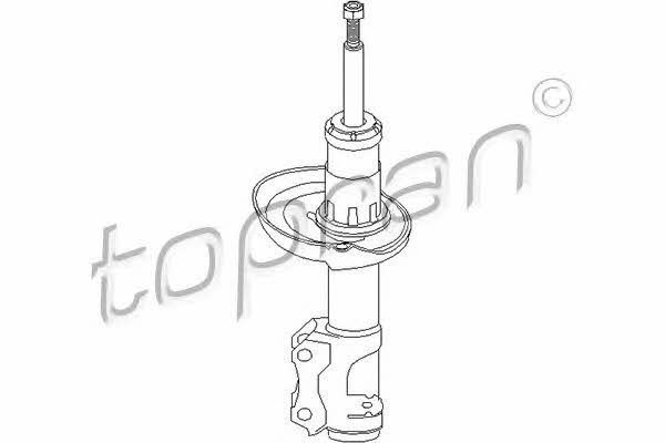 Topran 108 367 Front oil and gas suspension shock absorber 108367