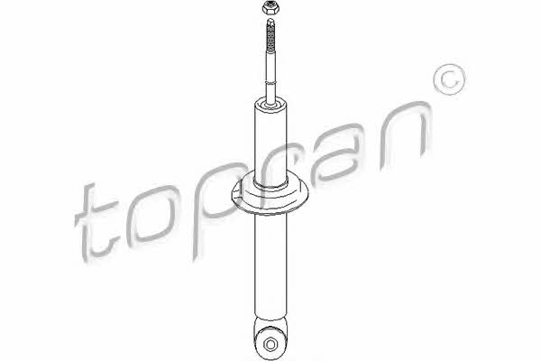 Topran 102 629 Rear oil shock absorber 102629