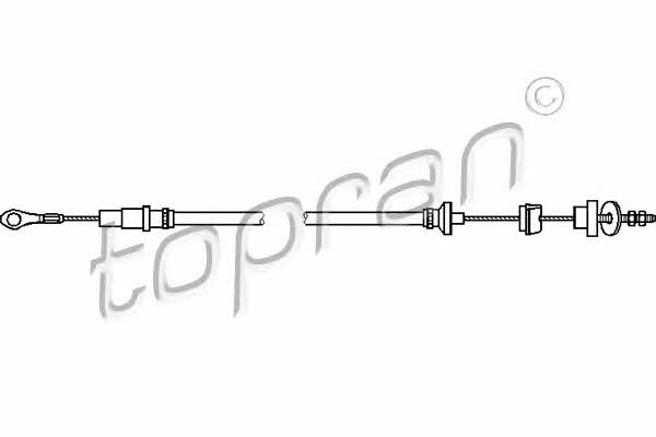 Topran 102 645 Clutch cable 102645