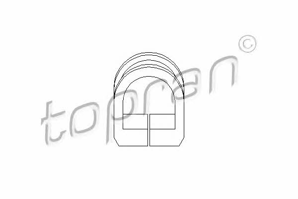 Topran 102 803 Silent block steering rack 102803