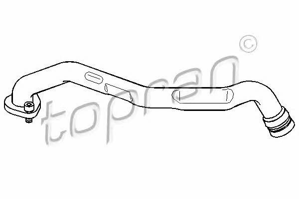 Breather Hose for crankcase Topran 108 737