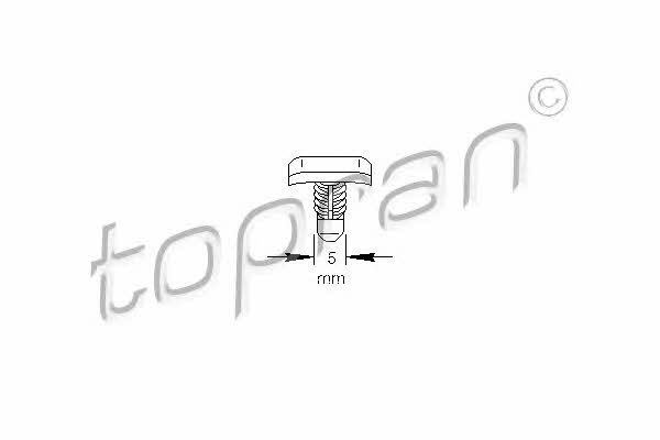 Topran 103 307 Retaining Clip, door panel 103307