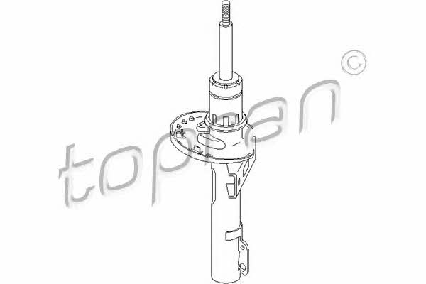 Topran 109 420 Front oil and gas suspension shock absorber 109420