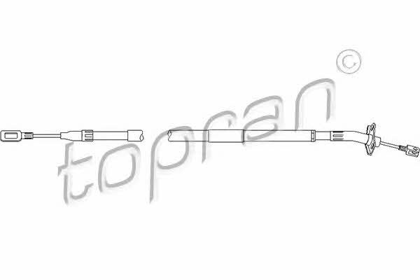 Topran 109 811 Parking brake cable, right 109811