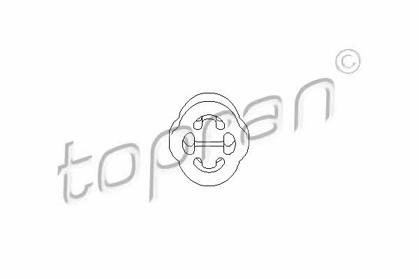 Topran 104 183 Exhaust mounting bracket 104183