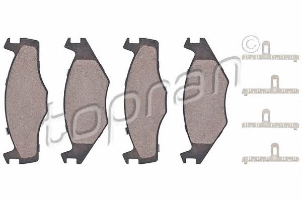 Topran 104 252 Brake Pad Set, disc brake 104252