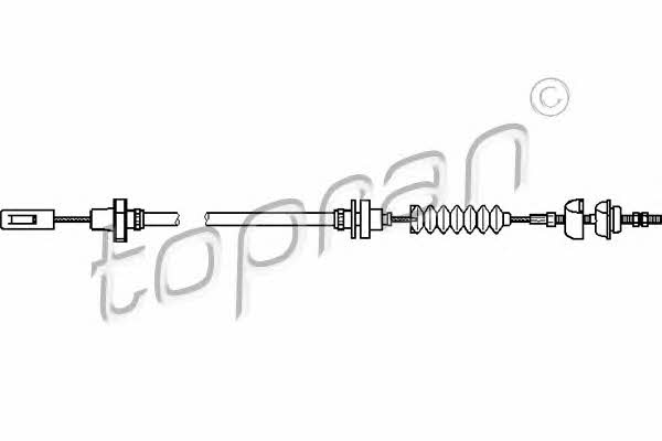 Topran 104 254 Clutch cable 104254