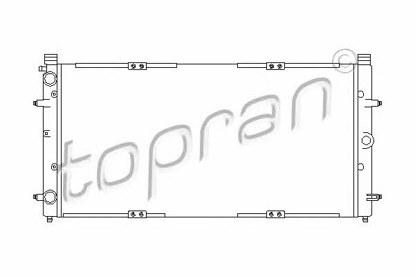 Topran 105 746 Radiator, engine cooling 105746