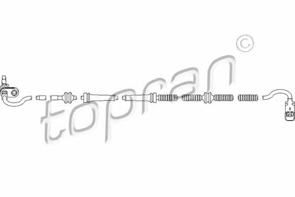 Topran 722 100 Sensor, wheel speed 722100