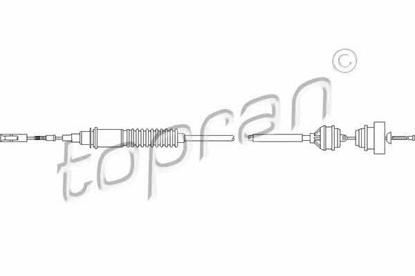 Topran 722 110 Clutch cable 722110