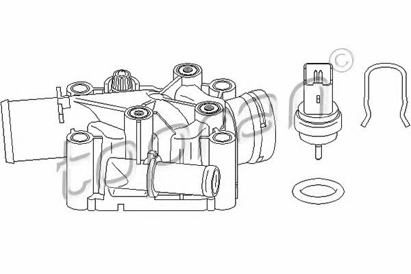 Topran Thermostat housing – price 85 PLN