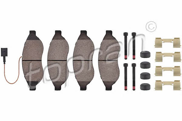 Topran 722 513 Brake pad set 722513 722513 Topran Brake pad set