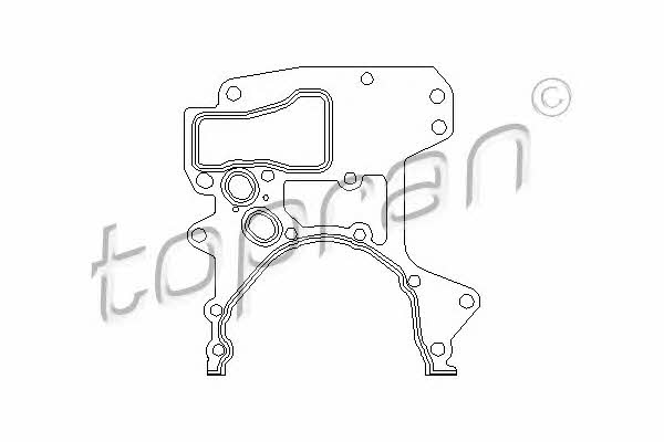 Topran 207 606 Front engine cover gasket 207606