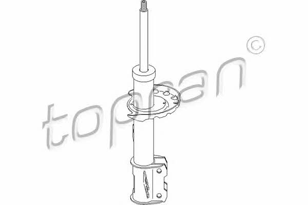 Topran 206 868 Front Left Gas Oil Suspension Shock Absorber 206868