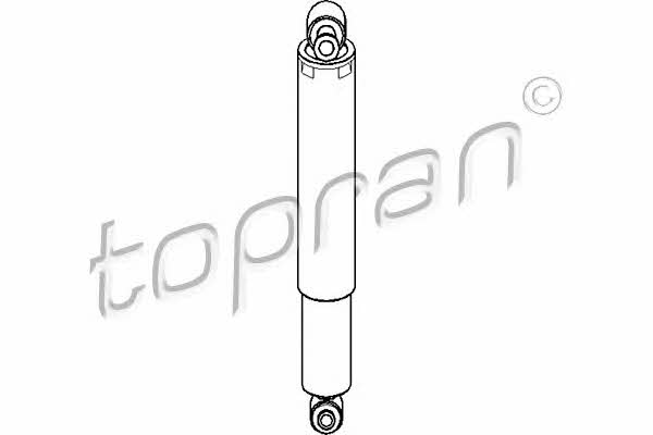 Topran 302 457 Rear oil shock absorber 302457