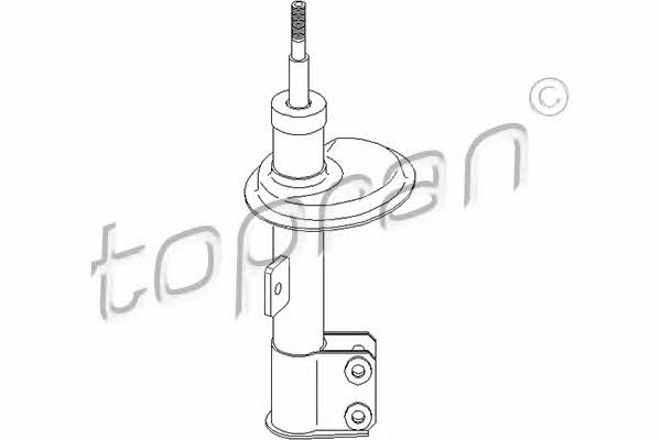 Topran 720 828 Front right gas oil shock absorber 720828