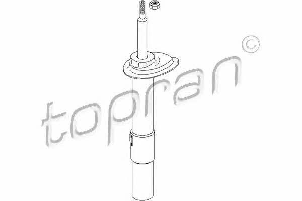 Topran 501 619 Front right gas oil shock absorber 501619