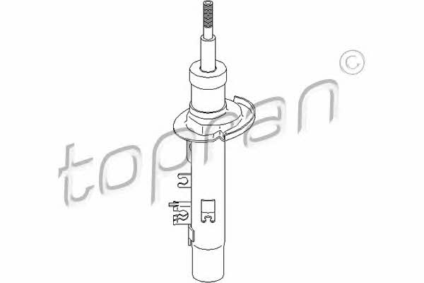 Topran 720 859 Front right gas oil shock absorber 720859