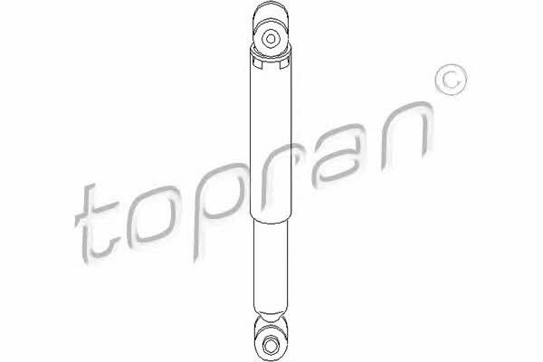 Topran 720 865 Rear oil and gas suspension shock absorber 720865