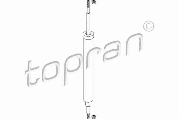Topran 501 640 Rear oil and gas suspension shock absorber 501640