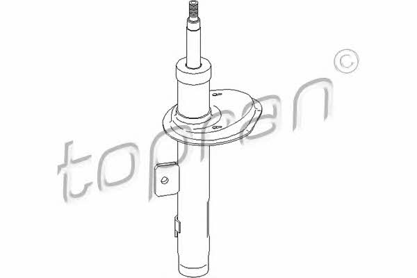 Topran 720 815 Front right gas oil shock absorber 720815
