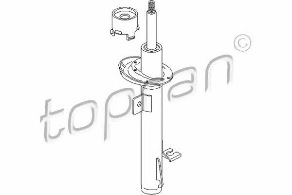 Topran 302 459 Front Left Gas Oil Suspension Shock Absorber 302459