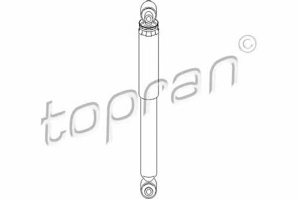 Topran 302 454 Rear oil and gas suspension shock absorber 302454