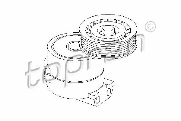 Topran 205 738 V-ribbed belt tensioner (drive) roller 205738