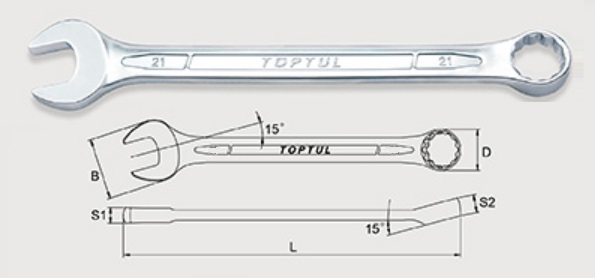 Toptul AAEB1010 Combination wrench 10mm AAEB1010