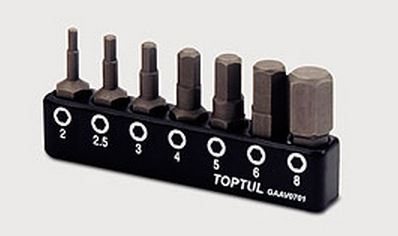 GAAV0701 Toptul Bit set