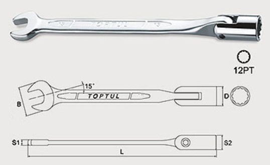 AEEB0808 Toptul Auto part