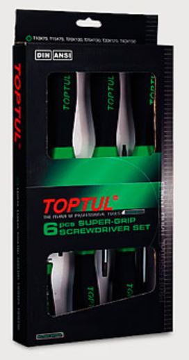 Toptul GAAE0610 A set of 6 screwdrivers. GAAE0610