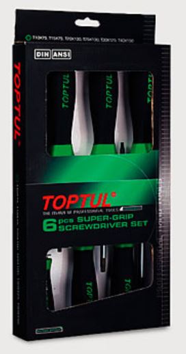 GAAE0610 Toptul A set of 6 screwdrivers