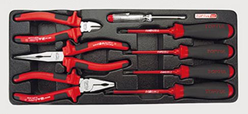 Toptul GAAT0809 Electric tool kit (1000V) 8 units (in the lodgement) GAAT0809