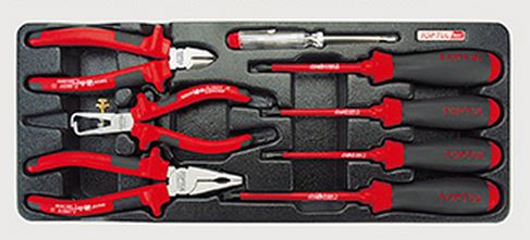 Toptul GAAT0810 Electric tool kit (1000V) 8 units (in the lodgement) GAAT0810