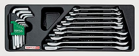 Toptul Combined tool kit (in the tool tray) – price 232 PLN