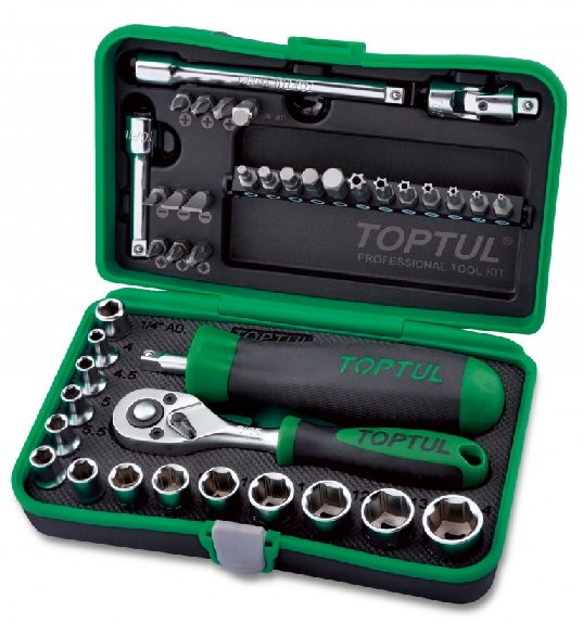 Toptul GADW4101 Tool kit 1/4 "41 units. GADW4101