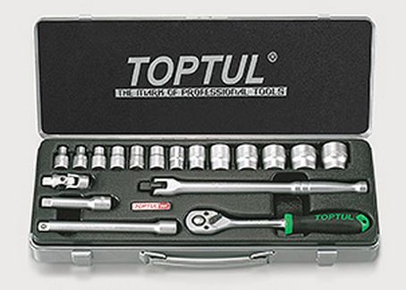 GCAD1805 Toptul The tool kit combined 3/8 "18 pieces.
