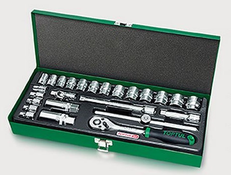 Toptul GCAD2502 The tool kit combined 3/8 "25 units. GCAD2502