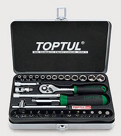 GCAD3202 Toptul Tool kit 1/4 "32 units.