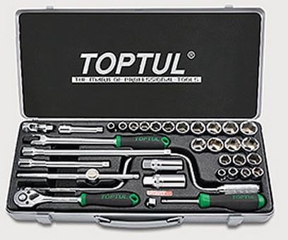 GCAD3403 Toptul The tool kit combined 3/8 "34 units.