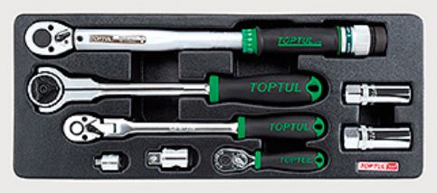 Toptul GCAT0803 Combined tool kit 8 units. (lodgement) GCAT0803