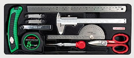 Toptul GCAT1101 Set of measuring tools 11 units. (in the lodgement) GCAT1101