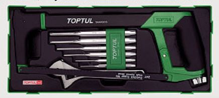 Toptul GTB0808 Combined tool kit (in the tool tray) 8 units. GTB0808