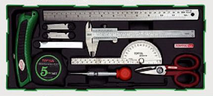 Toptul GTB1107 Combined tool kit (in the tool tray) 11 units. GTB1107