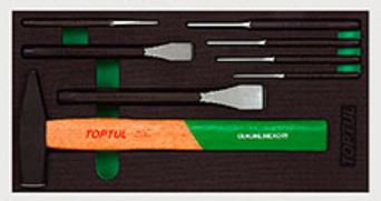 Toptul GVA0807 Combined tool kit (in the tool tray) 8 units. GVA0807