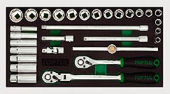 Toptul GVA3002 Combined tool kit (in the tool tray) 30 units. GVA3002